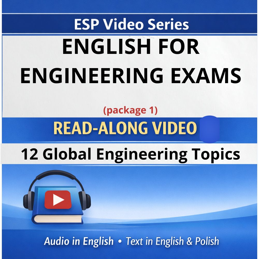 EEP P1 Global Engineering Topics | English for Engineering Exams – Video Package One