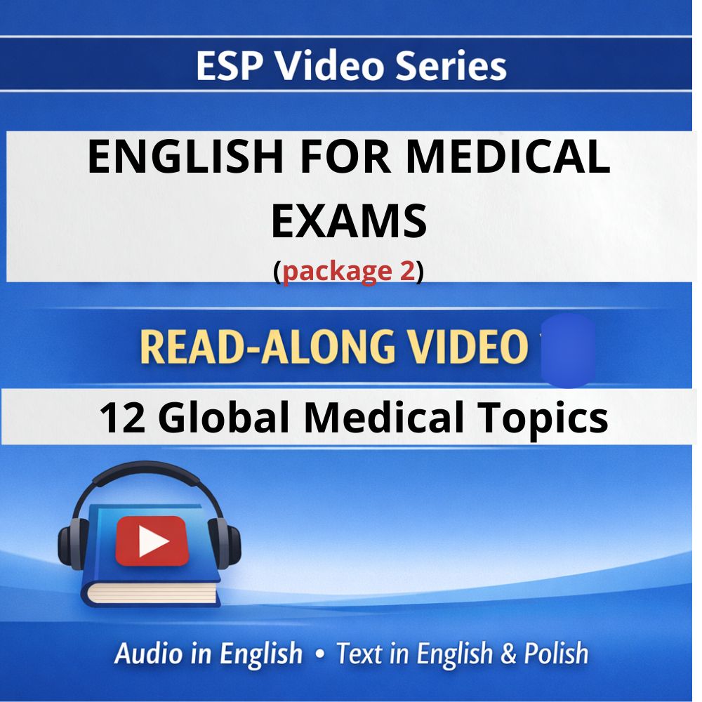 EMP p2 Global Medical Topics | English for Medical Exams – Video Package Two